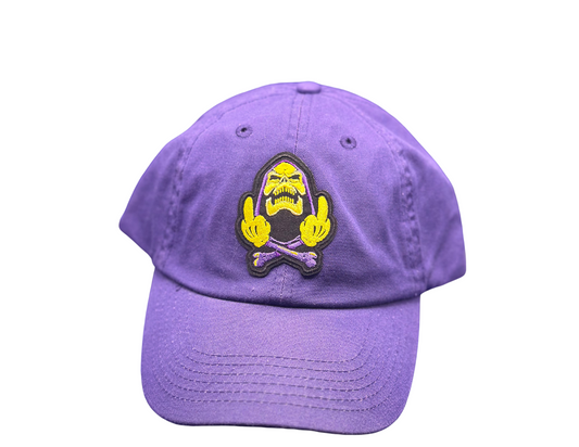 Skelator Middle finger dad Hat